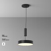 Миниатюра фото потолочный светодиодный светильник maytoni zon c032cl-36w3k-rd-b | 220svet.ru
